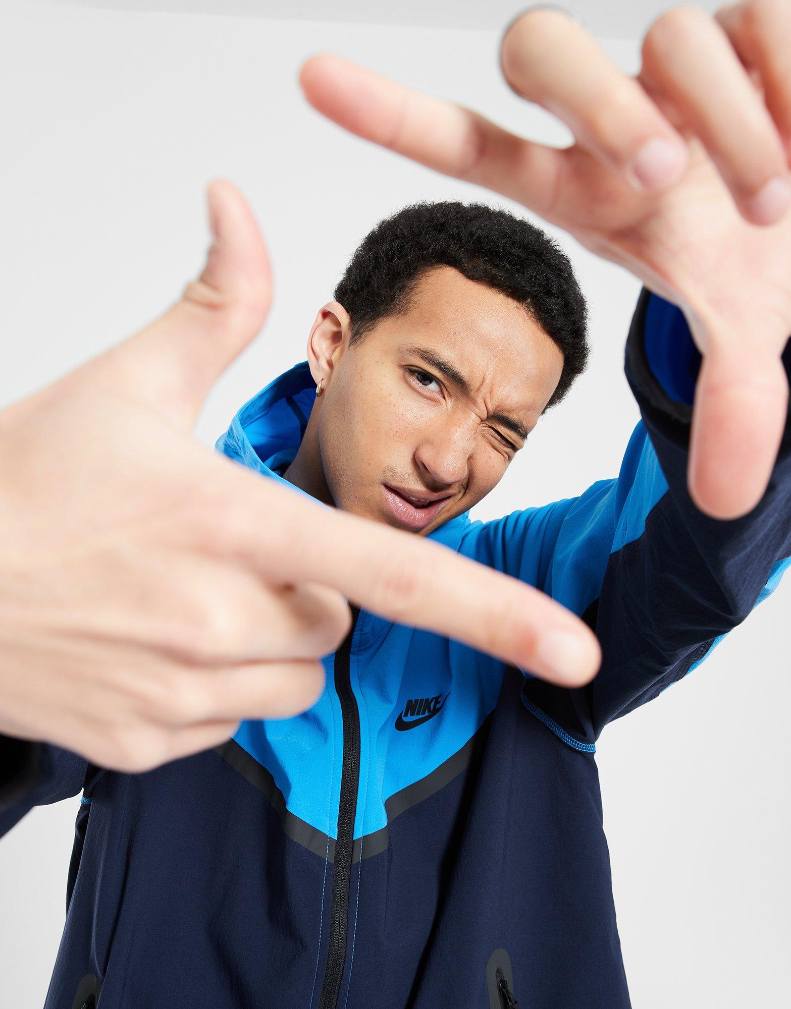 Férfi kabát NIKE KABÁT M NK TCH SSNL WVN WR FZ JKT HV6514-451 Kék