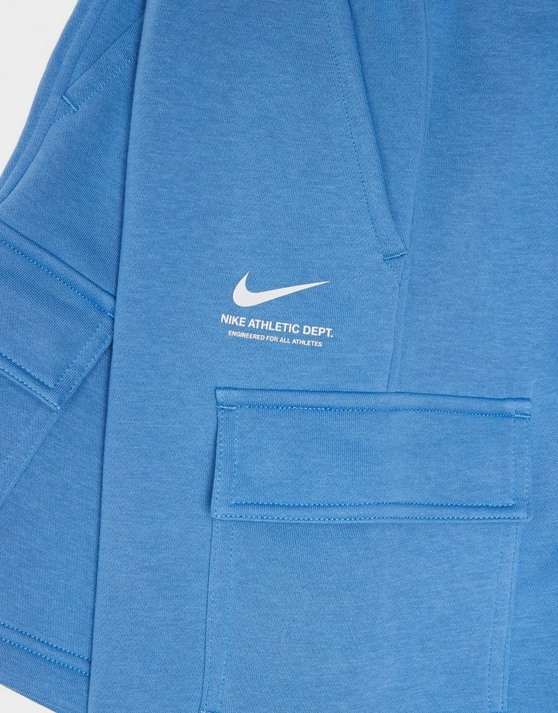 Krótkie spodenki, szorty dziecięce NIKE SZORTY B NSW SI FLC CARGO SHORT BB B HV6971-489 Niebieski