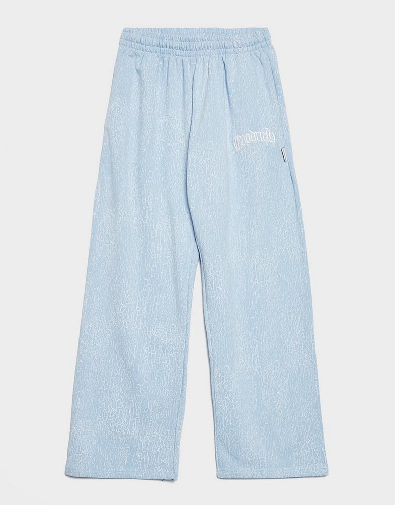 Pantaloni pentru femei HOODRICH PANTALONI  SNOW ANGEL   LOW RISE WIDE LEG JOGG HW003250028 Albastru