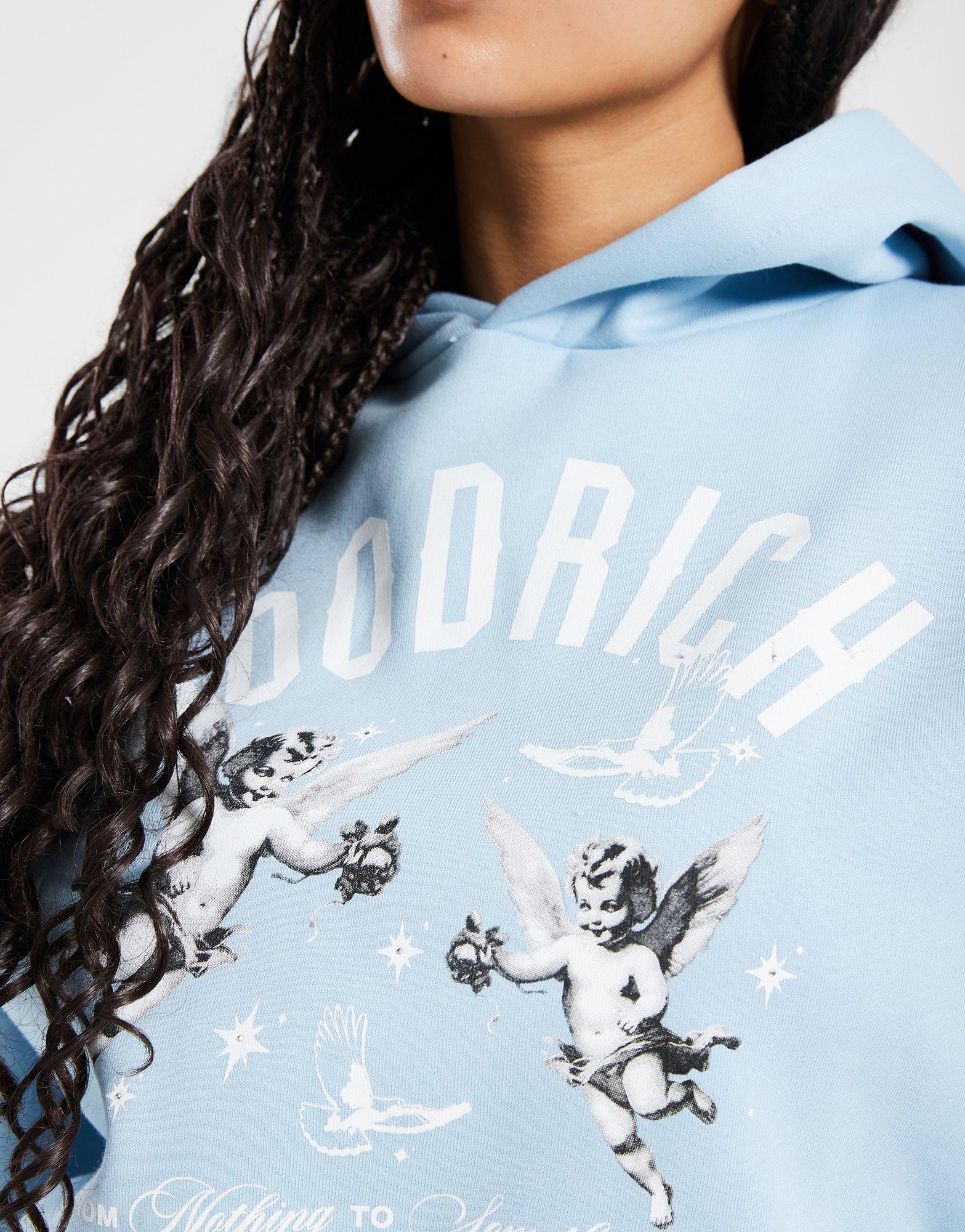 Bluza damska HOODRICH BLUZA Z KAPTUREM GRACE BOXY HOODIE HW01250302 Niebieski