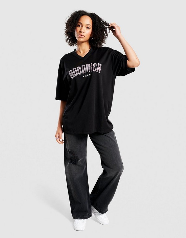 Hoodrich Nohavice Wide Leg Jeans Script Applique