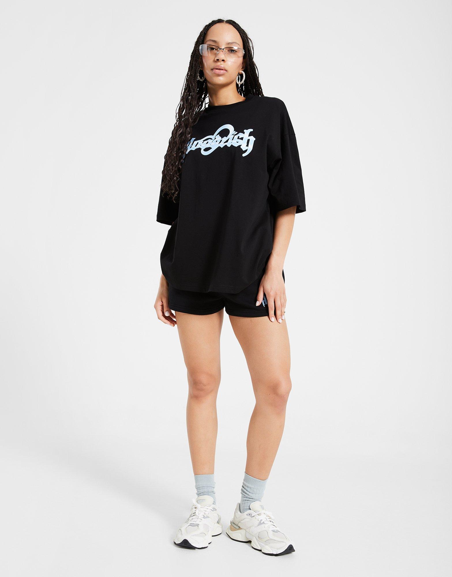 Női póló HOODRICH PÓLÓ TOTEM OVERSIZED PÓLÓ HW02250007 Fekete