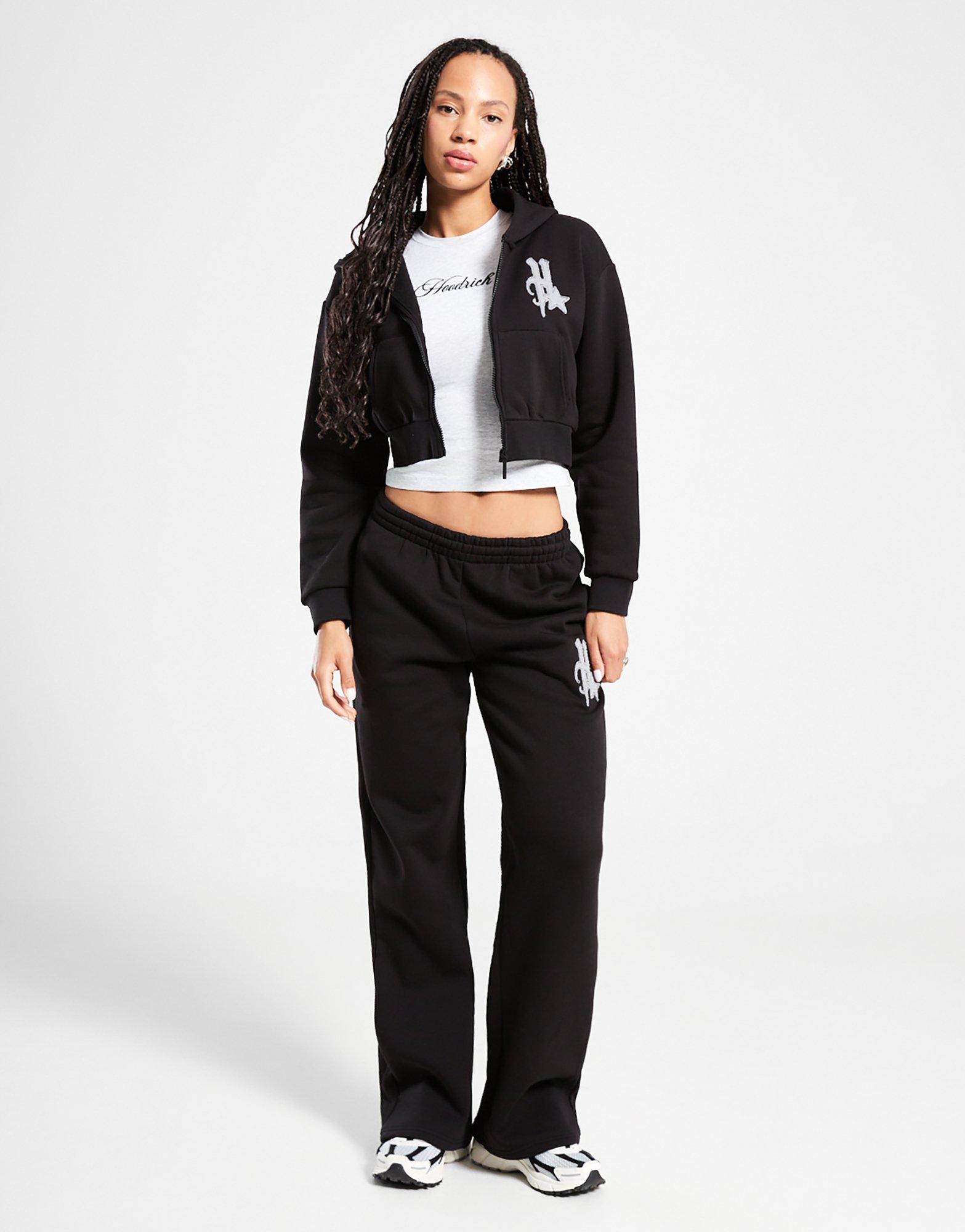 Bluza damska HOODRICH BLUZA Z KAPT.STELLAR CROPP ZIP HOODIE HW02250023 Czarny