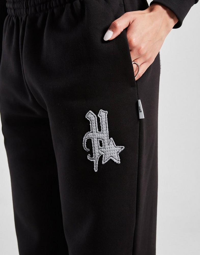 Női nadrág HOODRICH NADRÁG STELLAR WIDE LEG JOGGER HW02250026 Fekete
