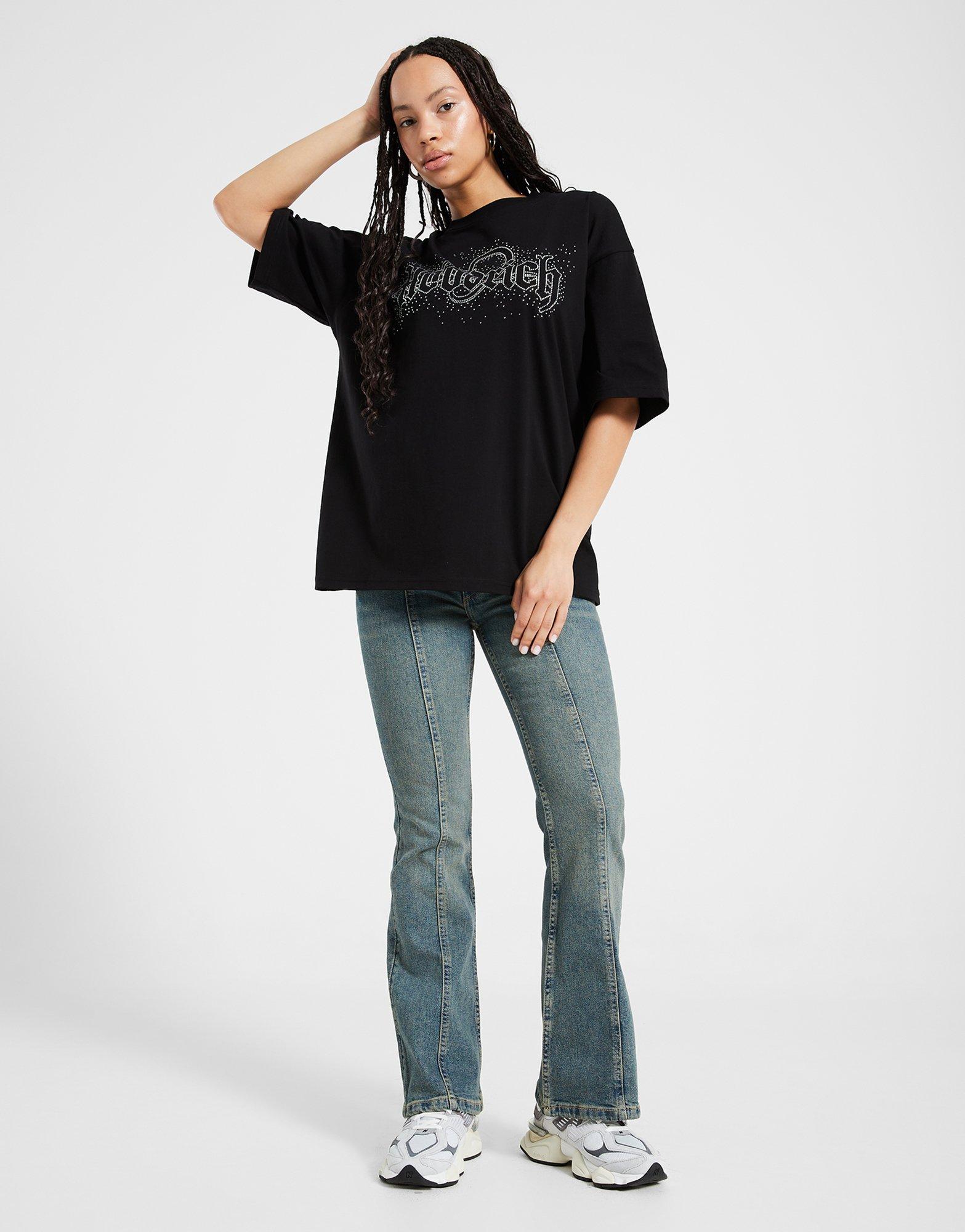 Koszulka, t-shirt damski HOODRICH T-SHIRT DIFFUSE OVERSIZED T-SHIRT HW02250054 Czarny