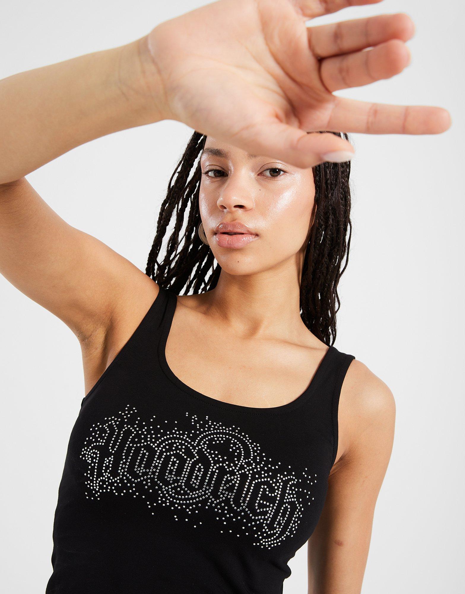 Дамски топ HOODRICH ТЕНИСКА DIFFUSE STRAPPY VEST HW02250055 Черен