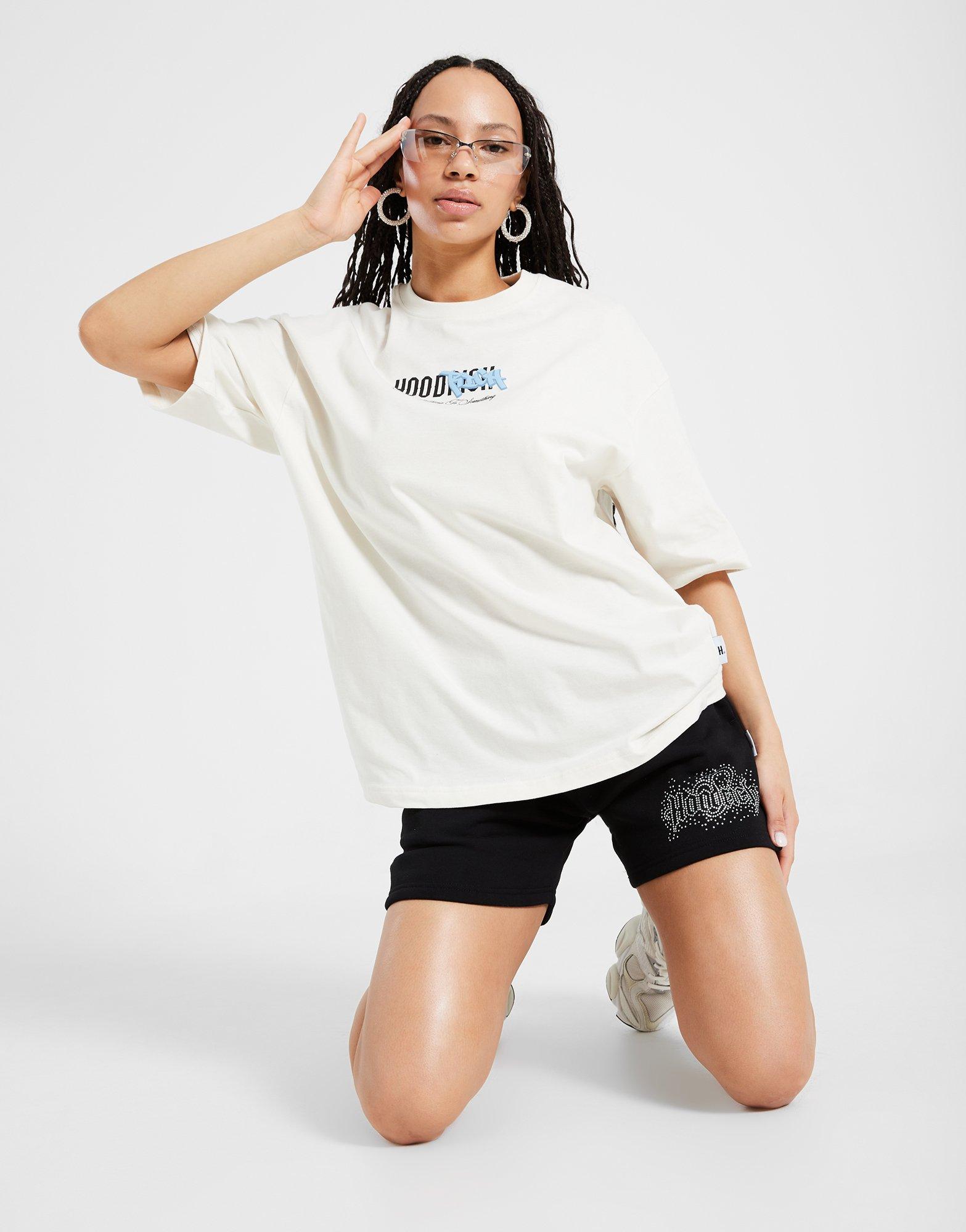 Női rövidnadrág HOODRICH RÖVIDNADRÁG DIFFUSE OVERSIZED SWEATSHORTS HW02250060 Fekete