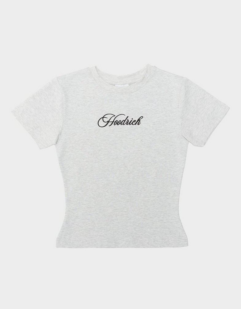 Moteriški marškinėliai HOODRICH MARŠKINĖLIAI POISE FITTED TEE HW02250185 Pilka