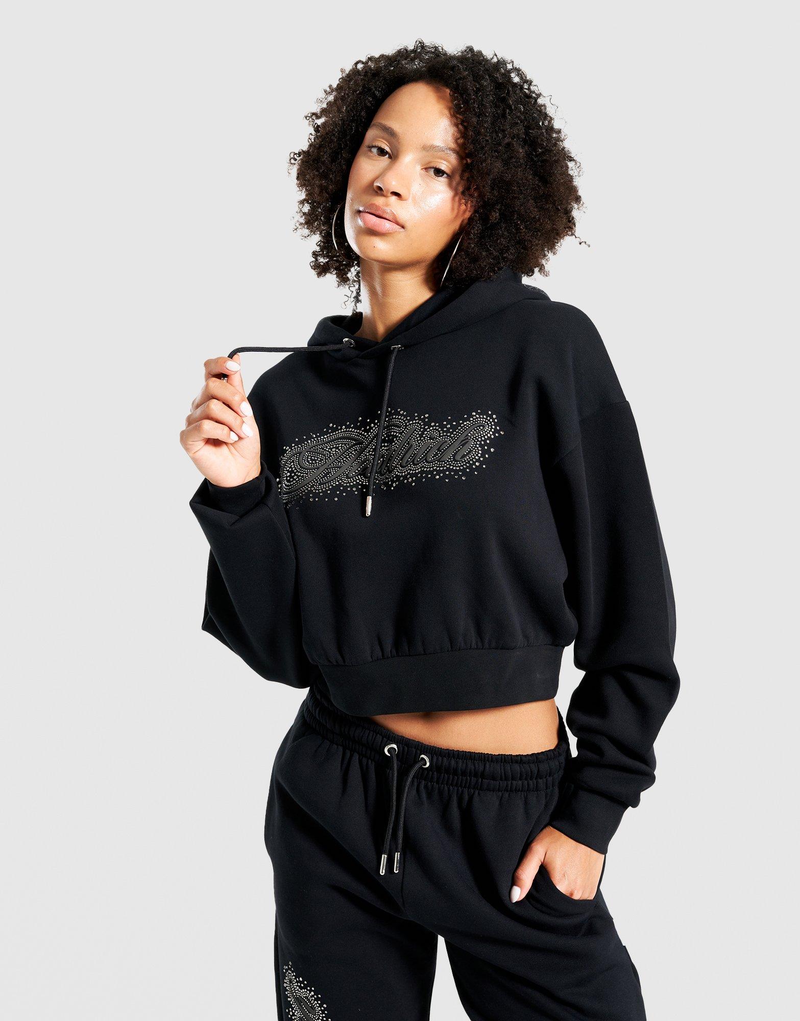 Hoodrich Pulóver Kapucnis Scatter Crystal Boxy Hd