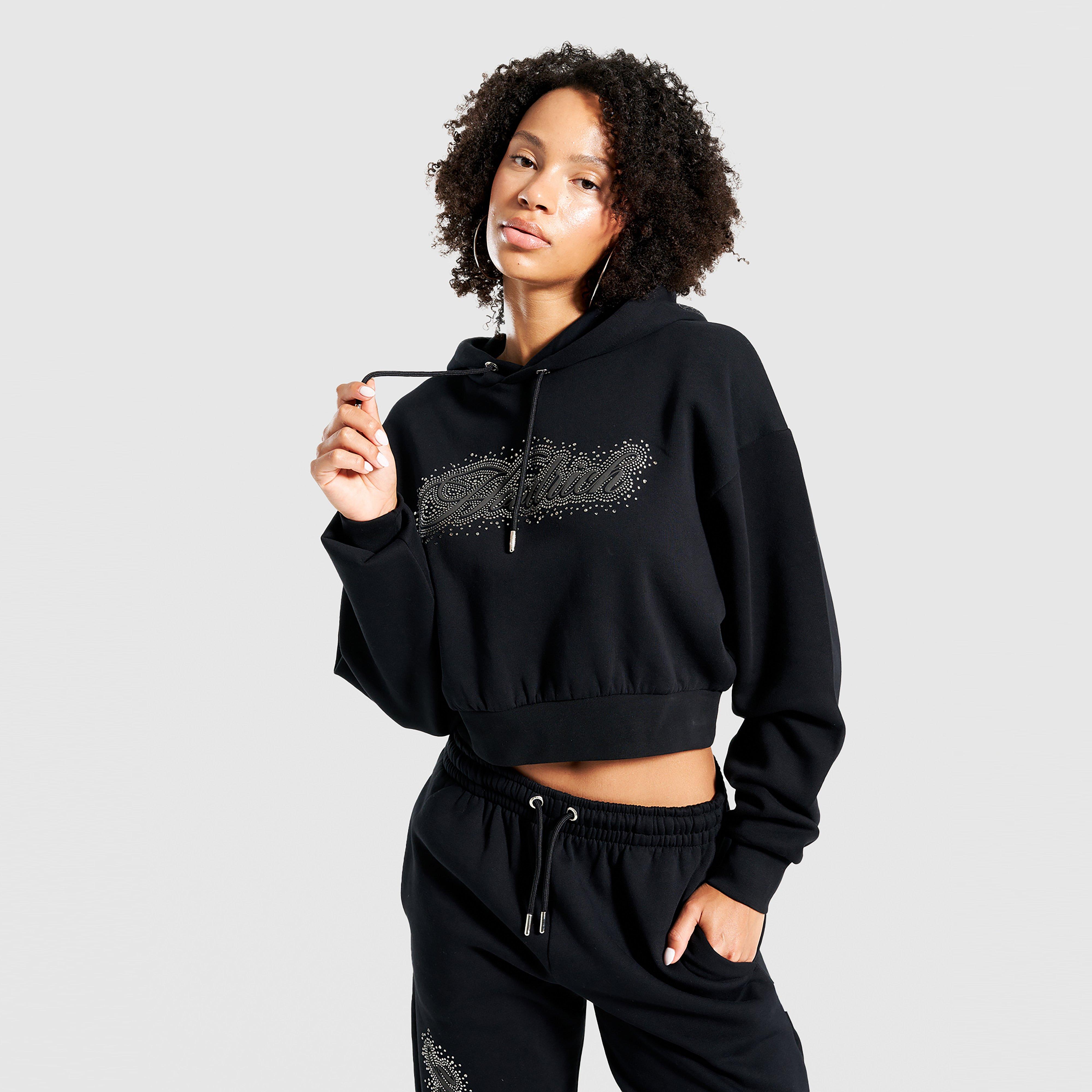 Bluză pentru femei HOODRICH BLUZĂ CU GLUGĂ SCATTER CRYSTAL BOXY HD