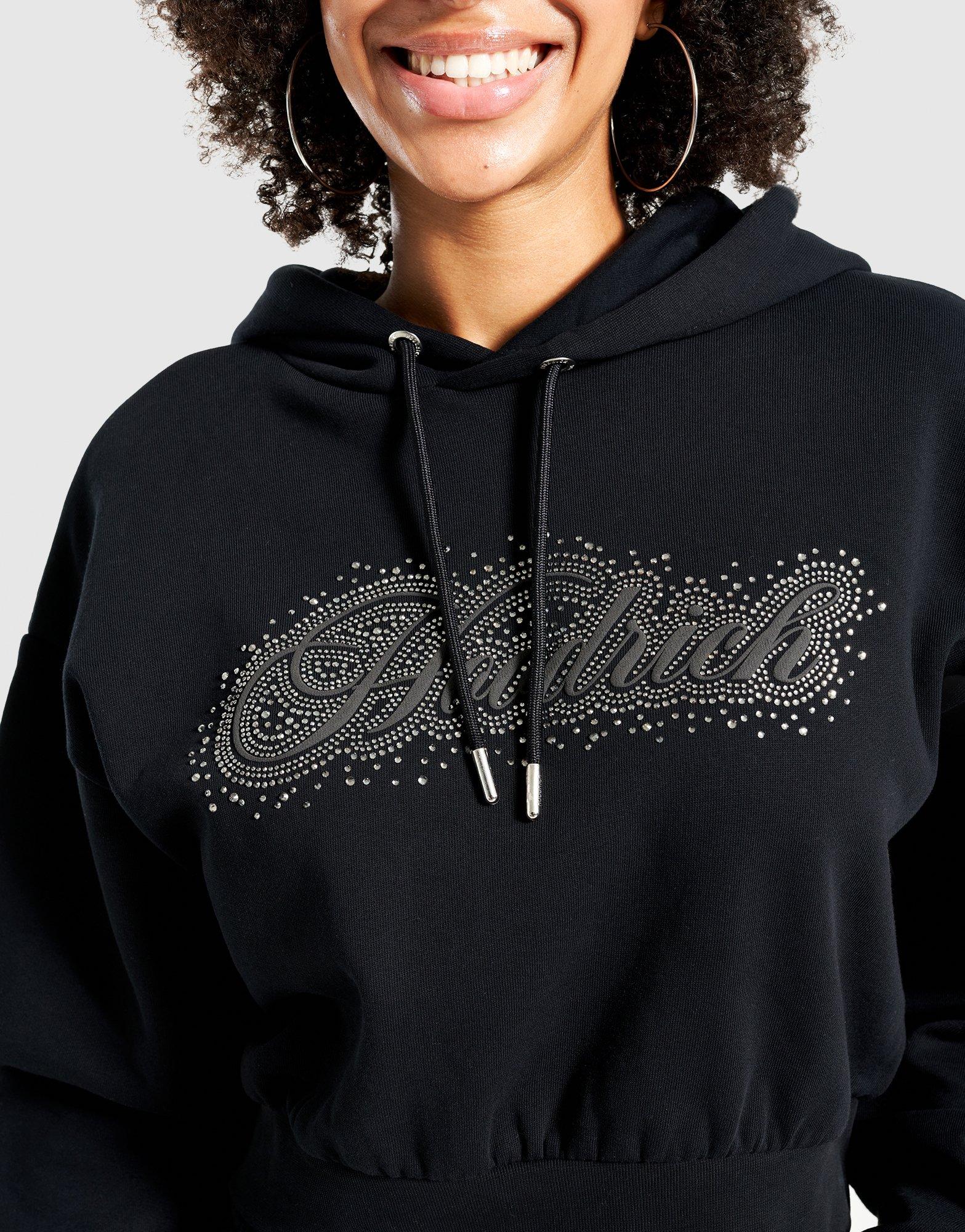 Dámská mikina HOODRICH MIKINA S KAPUCÍ SCATTER CRYSTAL BOXY HD HW03250052 Černá