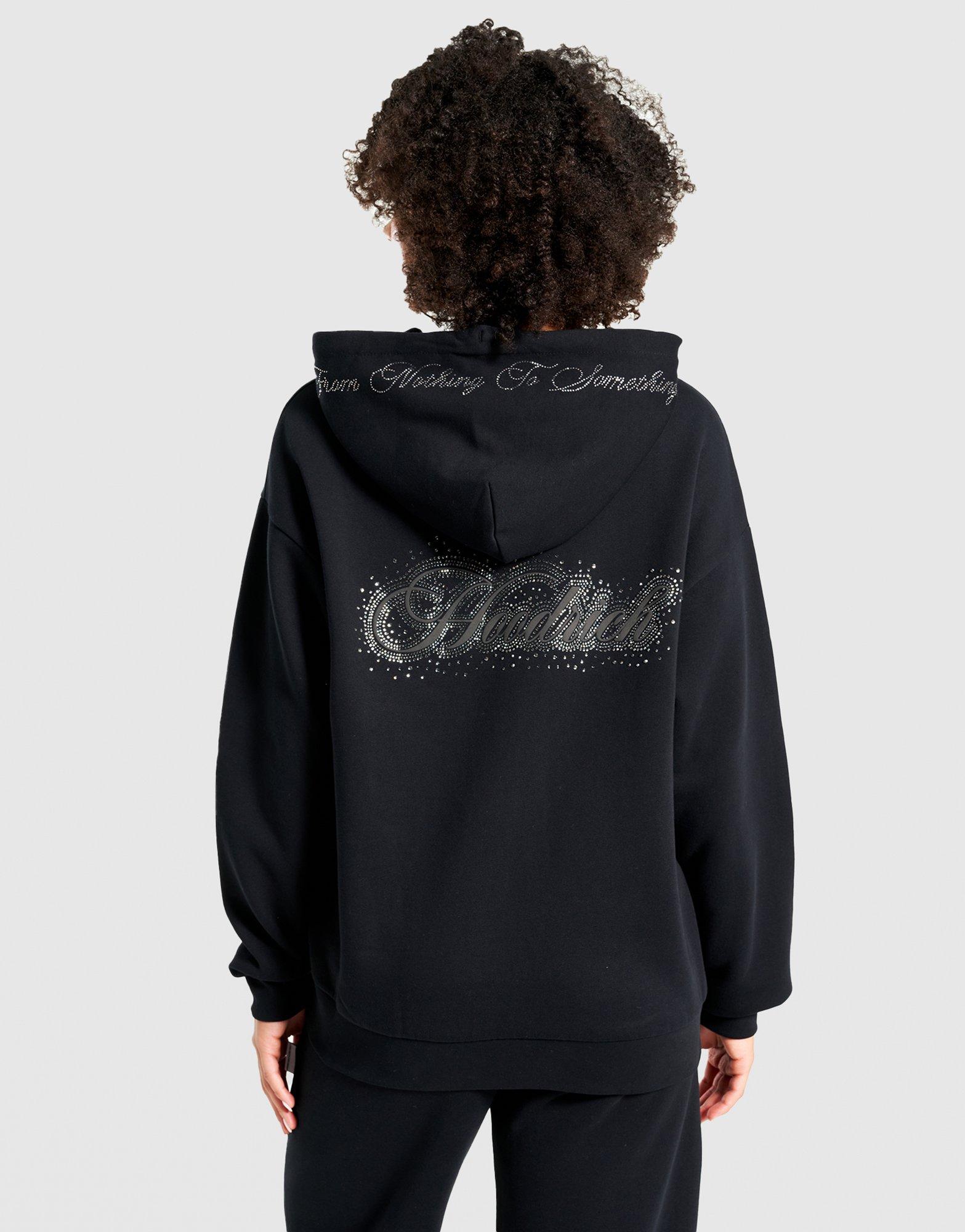 Dámská mikina HOODRICH MIKINA ROZEPÍNACÍ S KAPUCÍ SCATTER HW03250055 Černá