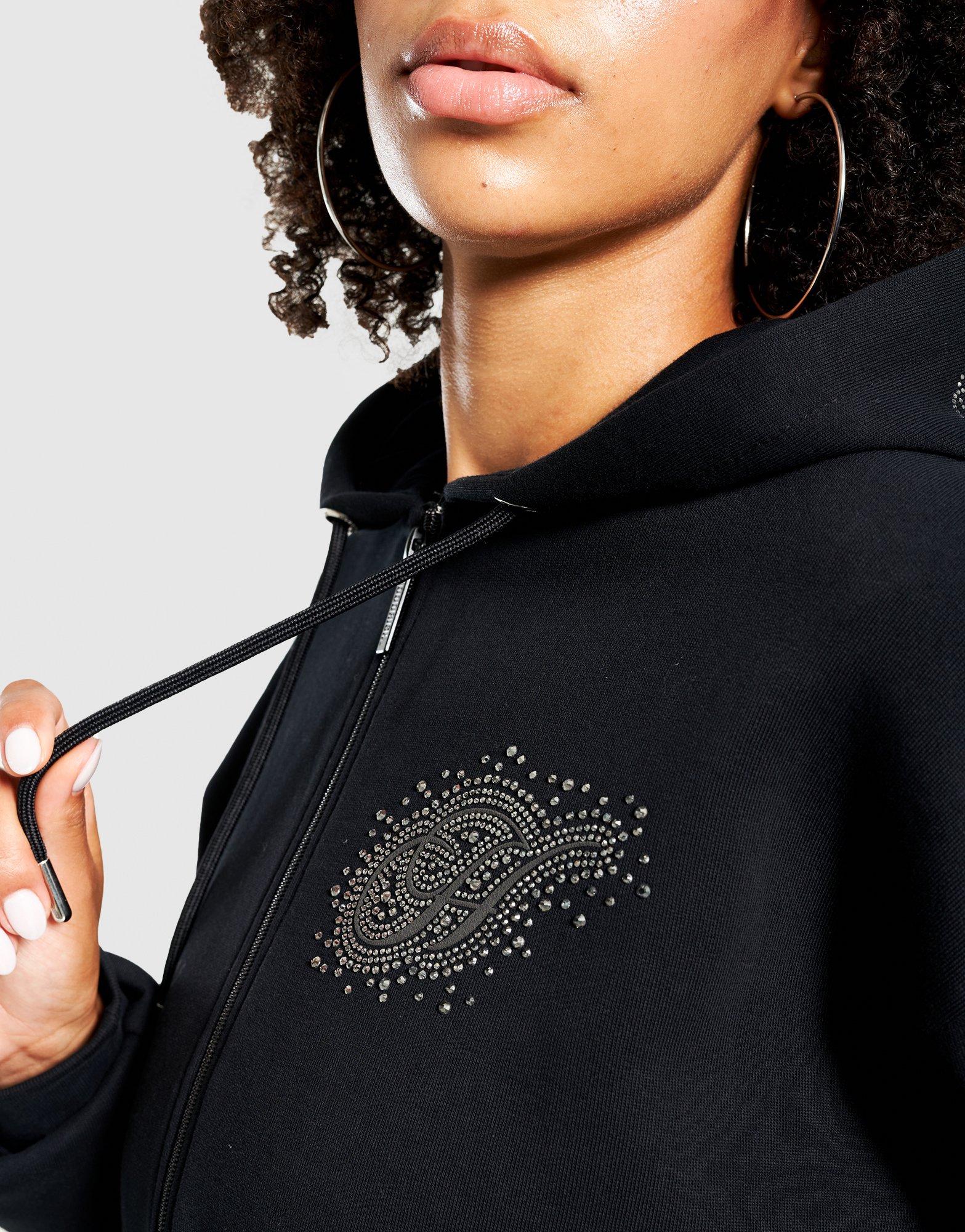 Dámská mikina HOODRICH MIKINA ROZEPÍNACÍ S KAPUCÍ SCATTER HW03250055 Černá