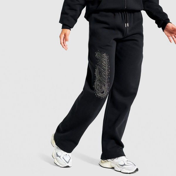 HOODRICH SPODNIE SCATTER CRYSTAL WIDE LEG JOGGER