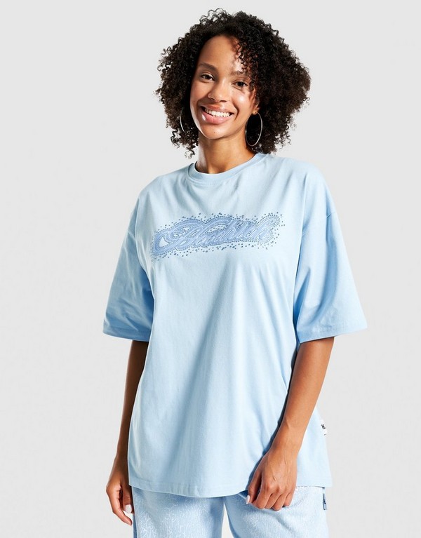 Hoodrich Tričko Oversize Scatter Crystal