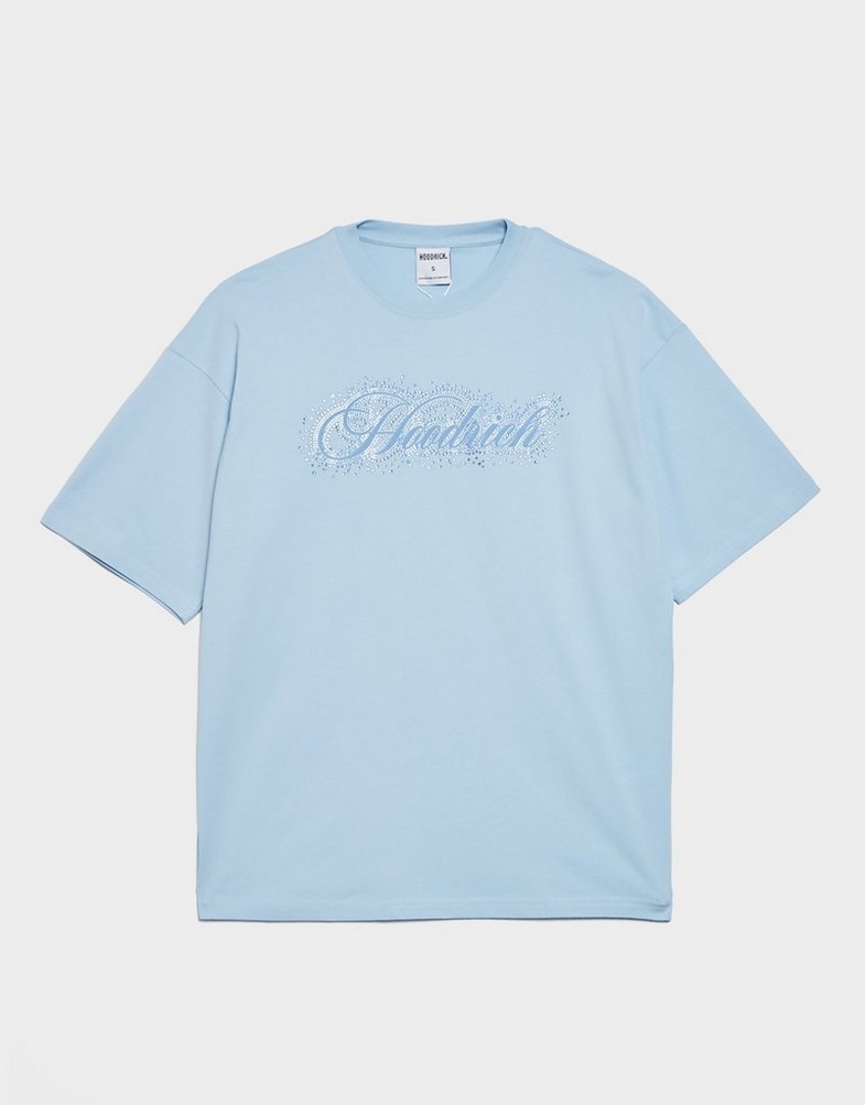 Tricou pentru femei HOODRICH TRICOU SCATTER CRYSTAL OVERSIZED T SHIRT HW03250069 Albastru