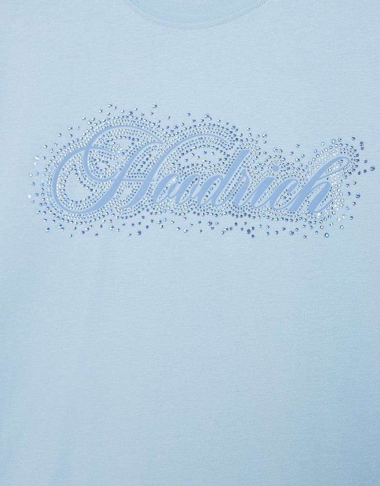 Tricou pentru femei HOODRICH TRICOU SCATTER CRYSTAL OVERSIZED T SHIRT HW03250069 Albastru