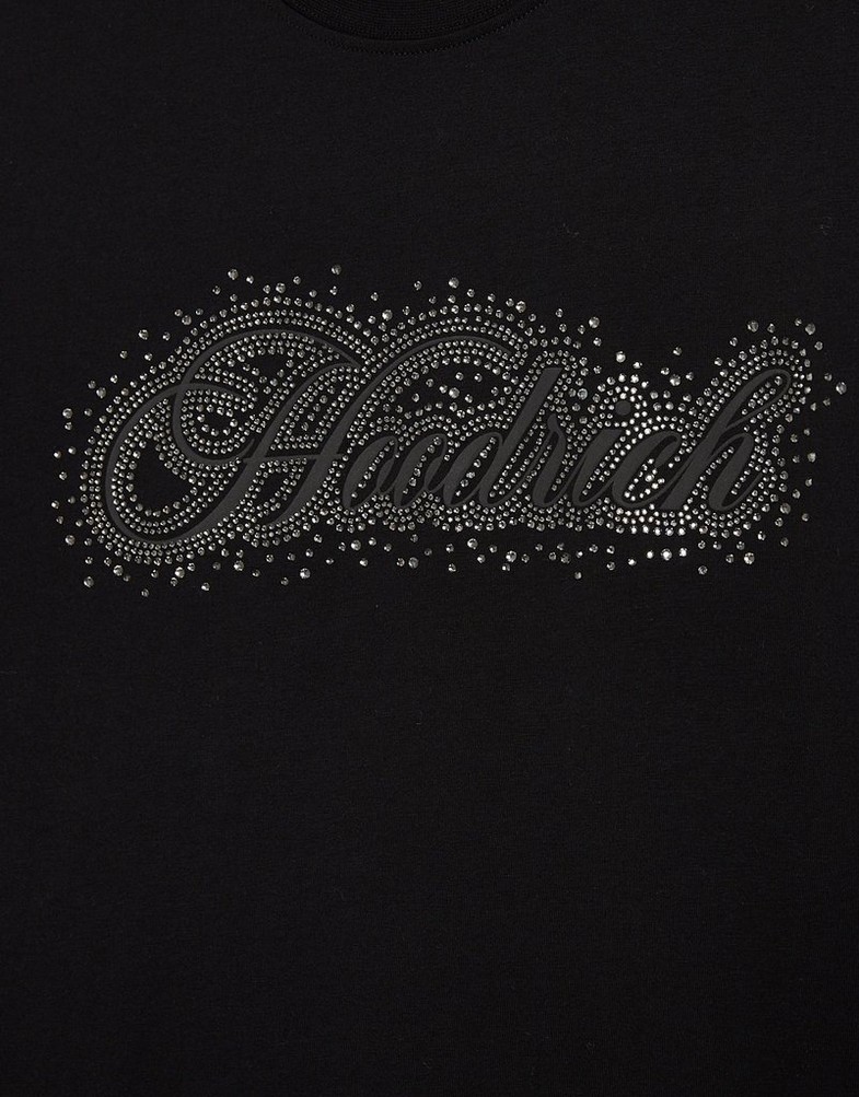 Tricou pentru femei HOODRICH TRICOU SCATTER CRYSTAL OVERSIZED T SHIRT HW03250070 Negru