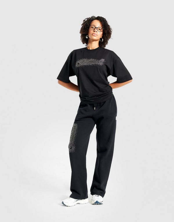 Hoodrich T-Shirt Scatter Crystal Oversized T Shirt - obrazek 3