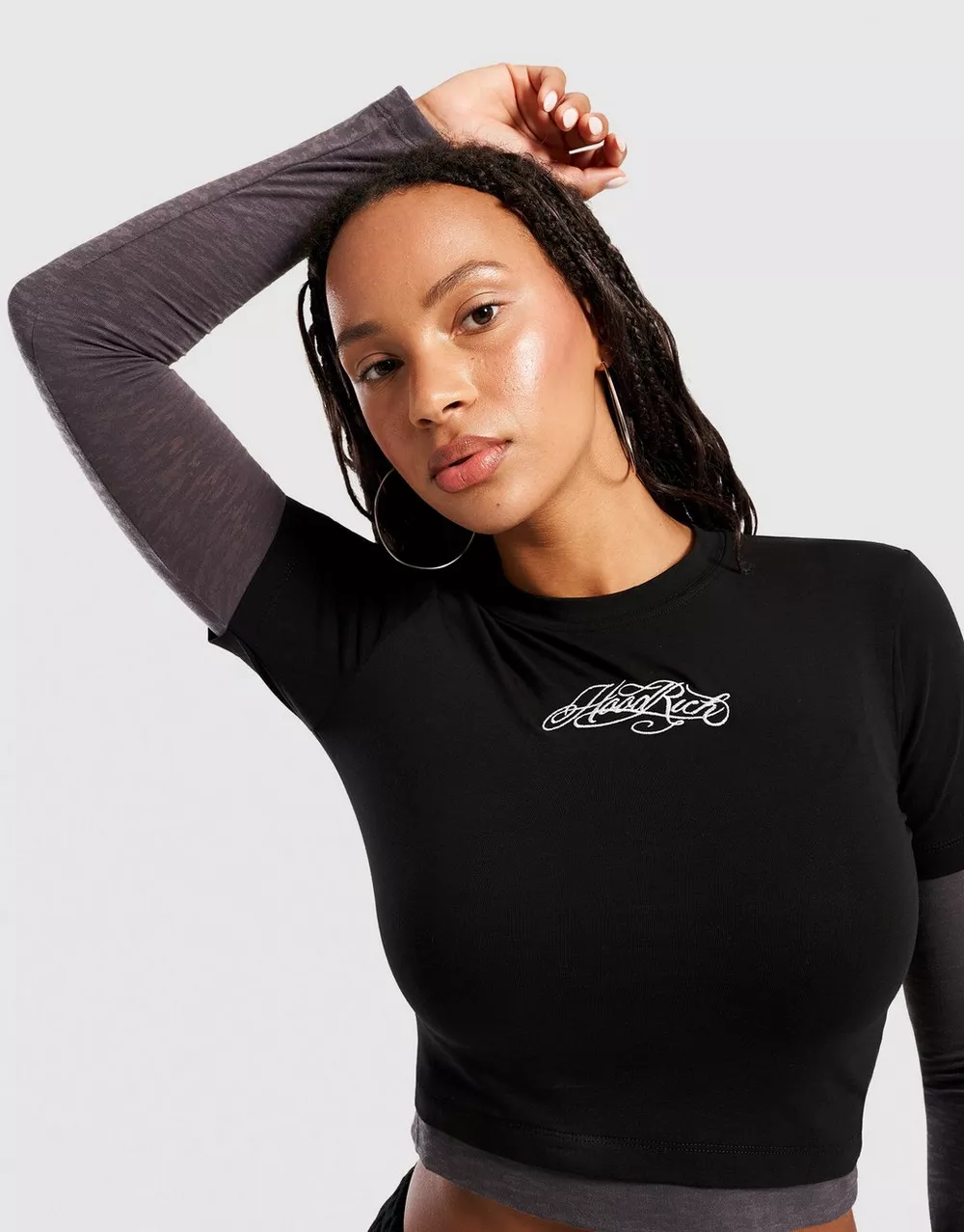HOODRICH ФУТБОЛКА FITTED DOUBLE LAYER LS, фото 1 з 5