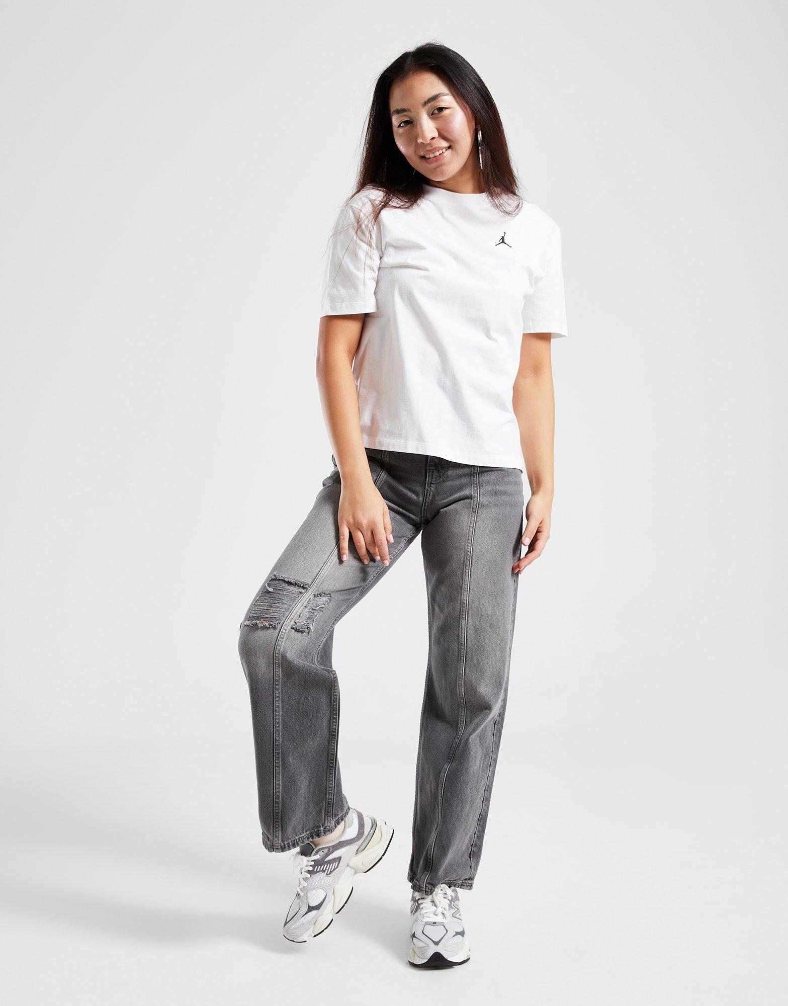 Női farmernadrág HOODRICH NADRÁG LOGO APLIQ JEAN BLK HW04240302 Szürke