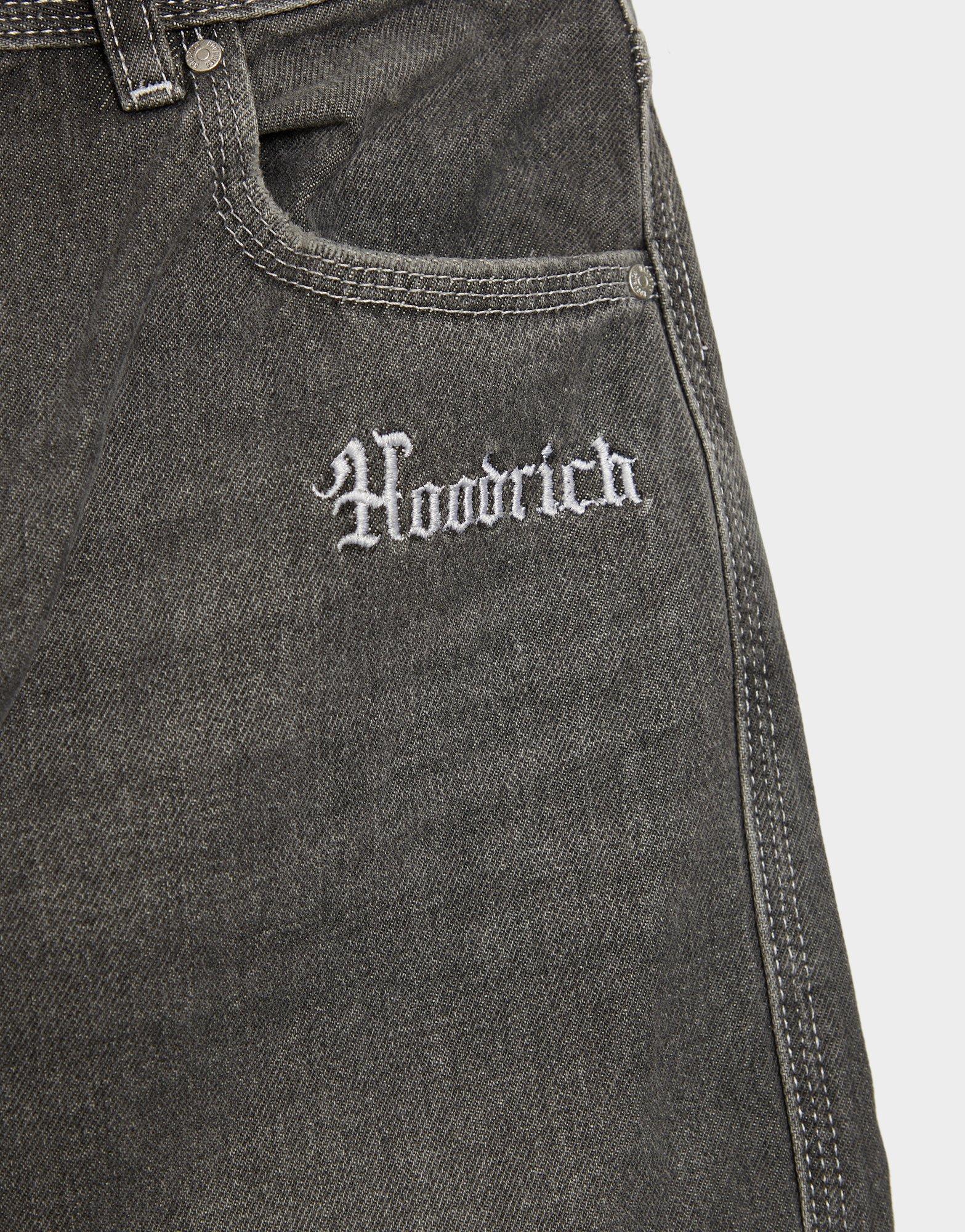 Dámske džínsy HOODRICH NOHAVICE  ONYX WIDE LEG JEANS HW04250168 Sivá