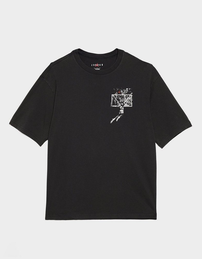 Tricou pentru bărbați JORDAN TRICOU M J BRK SBB OVSZ GFX SS CRW IB3297-045 Negru