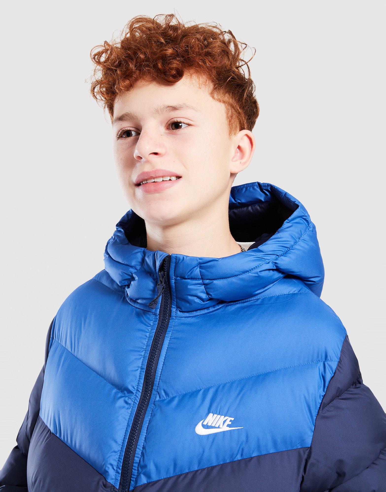 NIKE STRIUKĖ  ŽIEMINĖ K NSW   TF ADP PUFFER COLORBLOCK IB6164-410 Tamsiai mėlyna