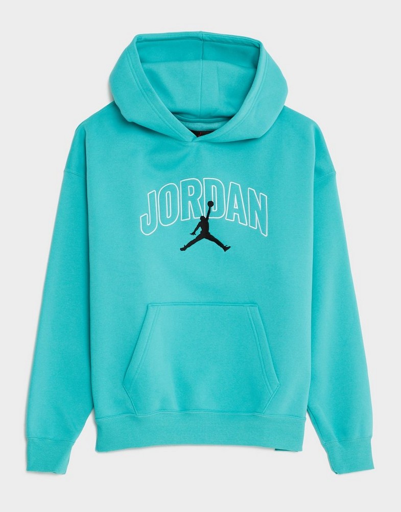 Bluză pentru bărbați JORDAN BLUZĂ CU GLUGĂ M J BRKLN OVS GFX PO HD IB7241-392 Verde