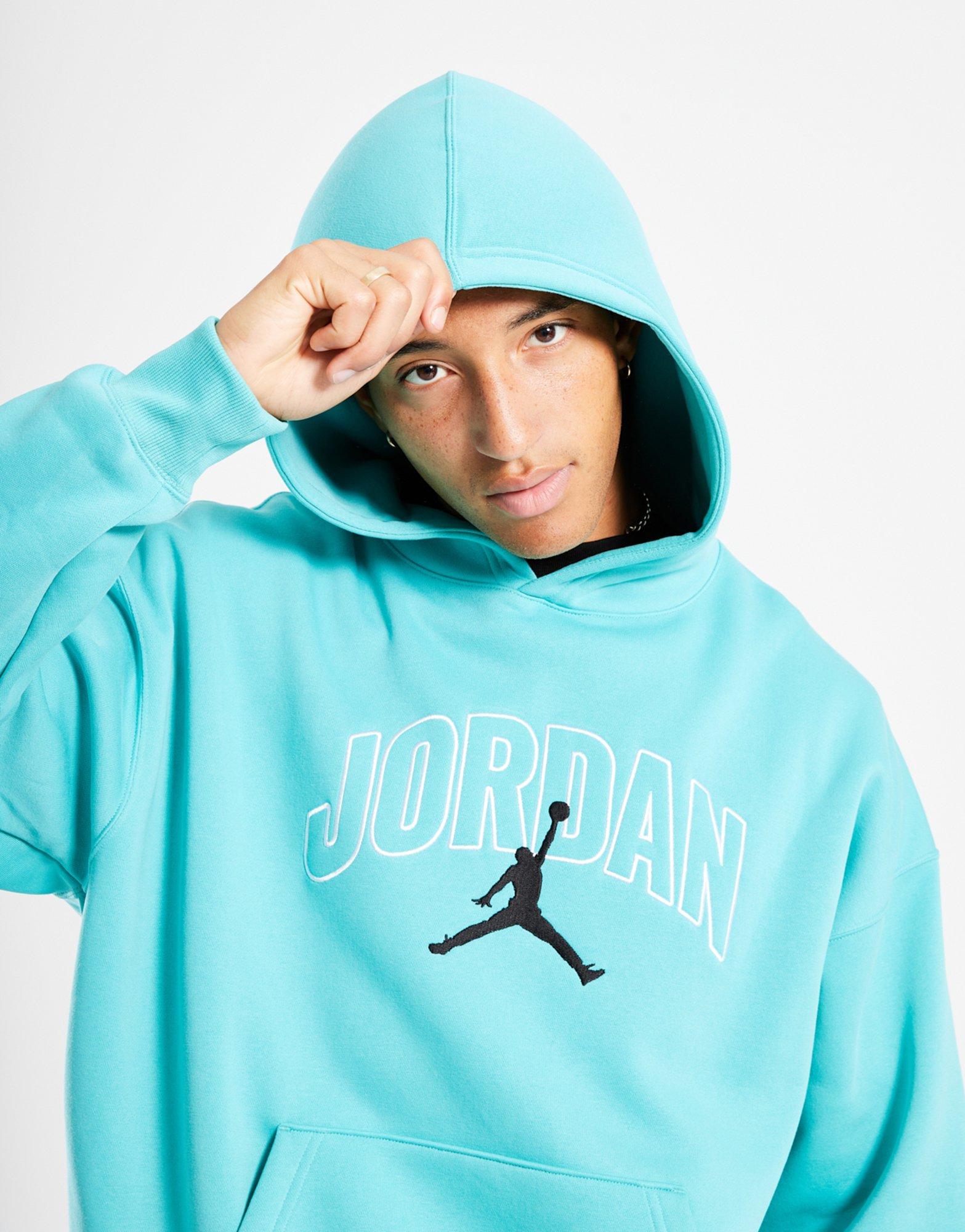 Чоловічі кофти JORDAN КОФТА З КАПЮШОНОМ M J BRKLN OVS GFX PO HD IB7241-392 Зелений