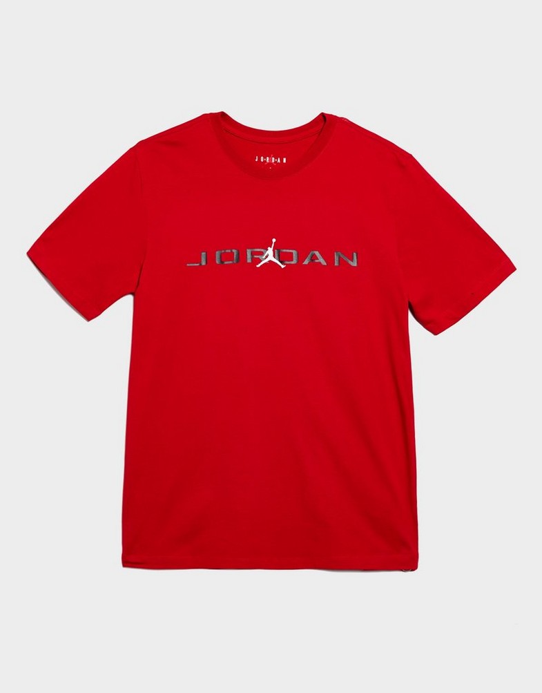 Pánske tričko JORDAN TRIČKO M J JD AIR SS CREW IB7353-687 Červená