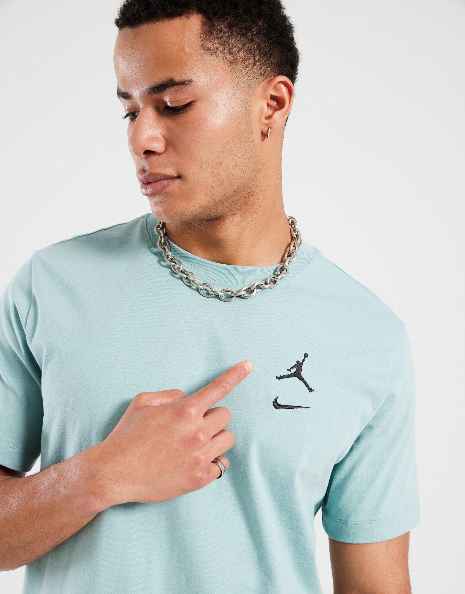 Férfi póló JORDAN PÓLÓ M J FLT MVP JM HBR SS CREW IB8914-309 Zöld