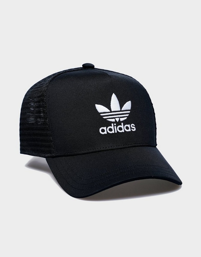 Férfi sapká ADIDAS SAPKA CURVED TRUCKER IC0023 Fekete