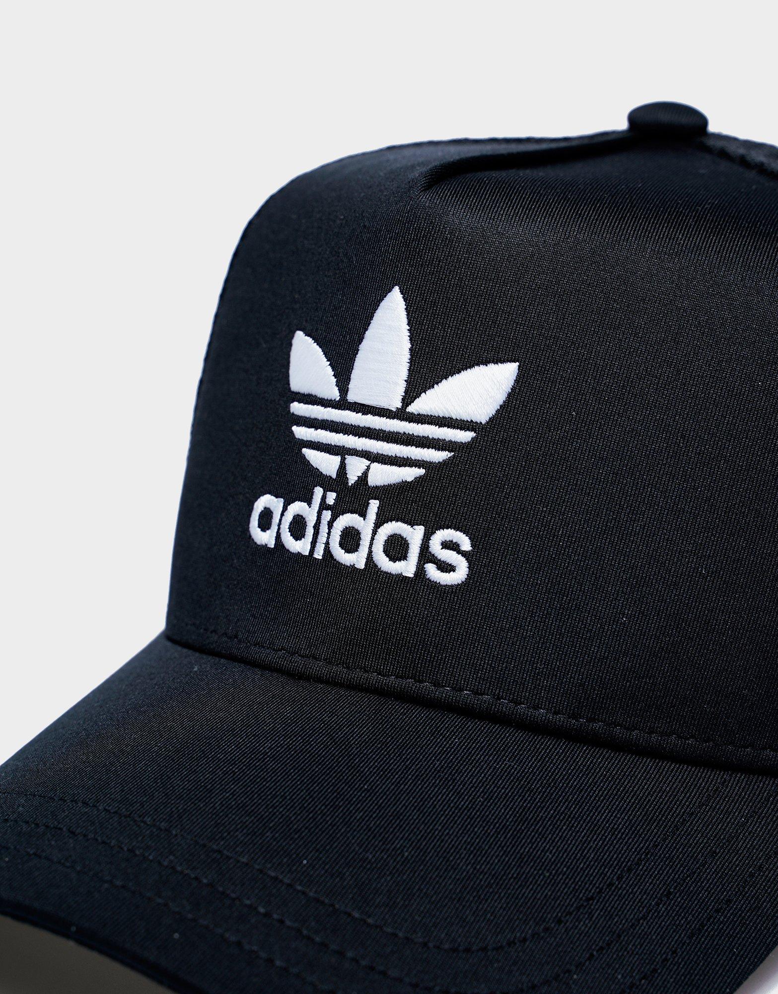 Czapka z daszkiem męska ADIDAS CZAPKA CURVED TRUCKER IC0023 Czarny