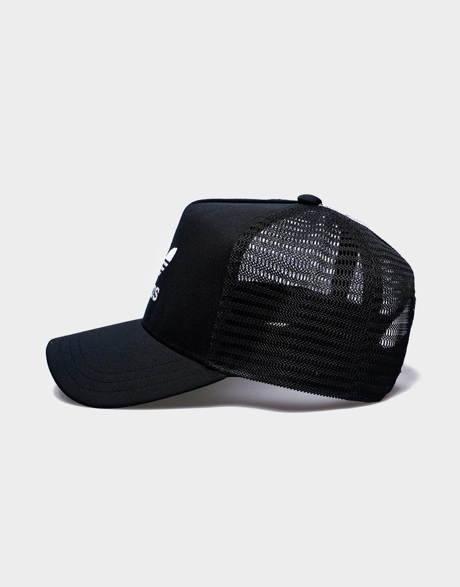 Czapka z daszkiem męska ADIDAS CZAPKA CURVED TRUCKER IC0023 Czarny
