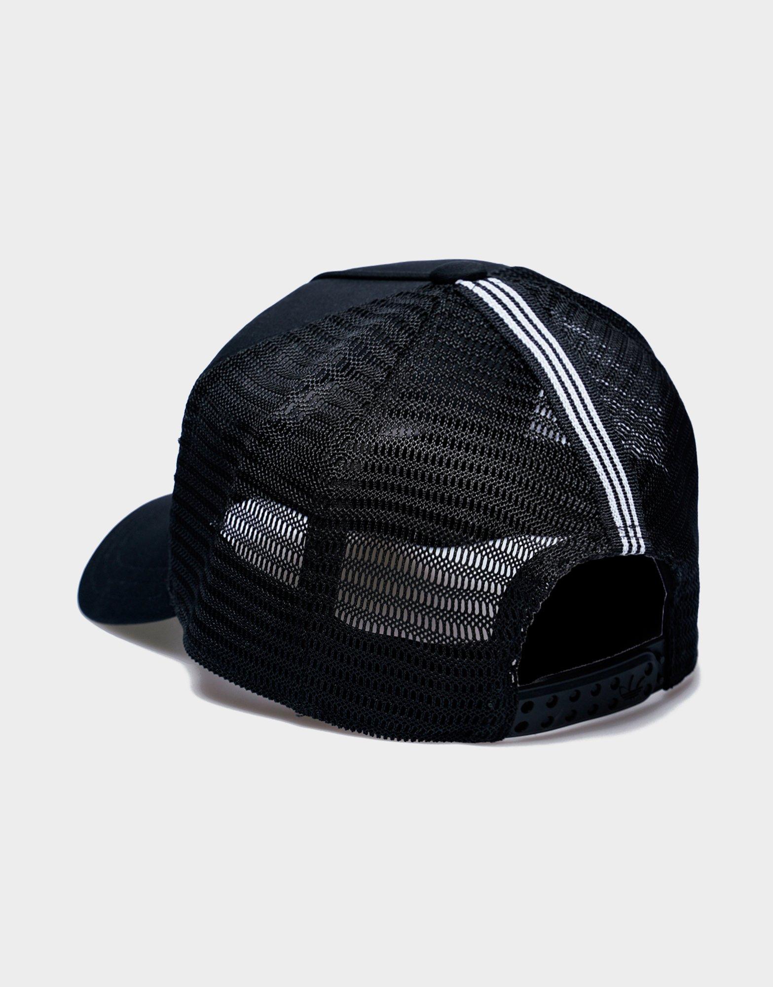 Czapka z daszkiem męska ADIDAS CZAPKA CURVED TRUCKER IC0023 Czarny