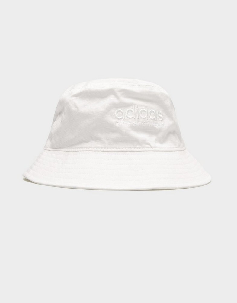 Czapka z daszkiem damska ADIDAS KAPELUSZ SPW CLAS BUCKET IC9706 Biały