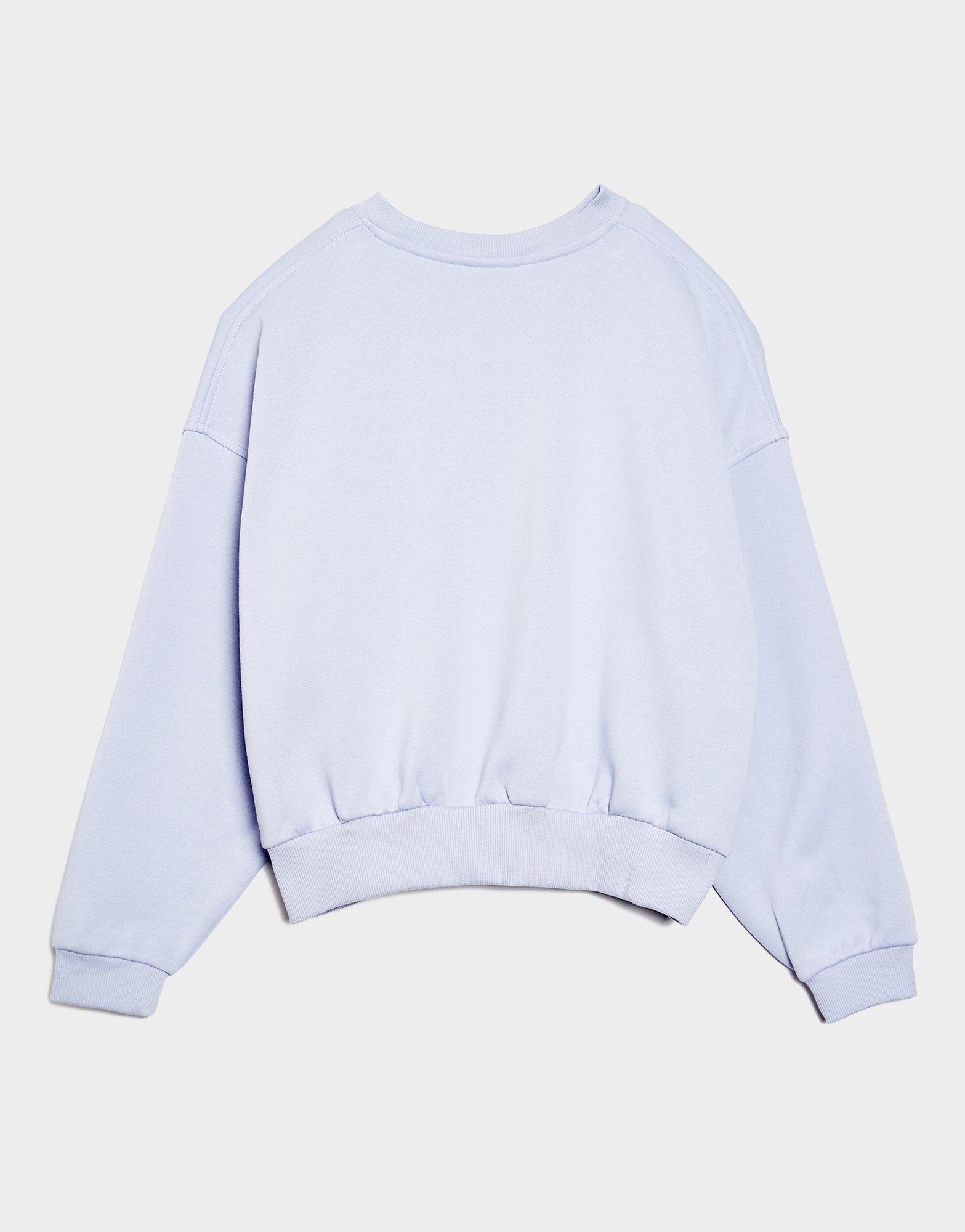 Dječji gornji dio trenirke NIKE VESTA G NSW CLUB FLC BXY CREW GFX IF1727-057 plava