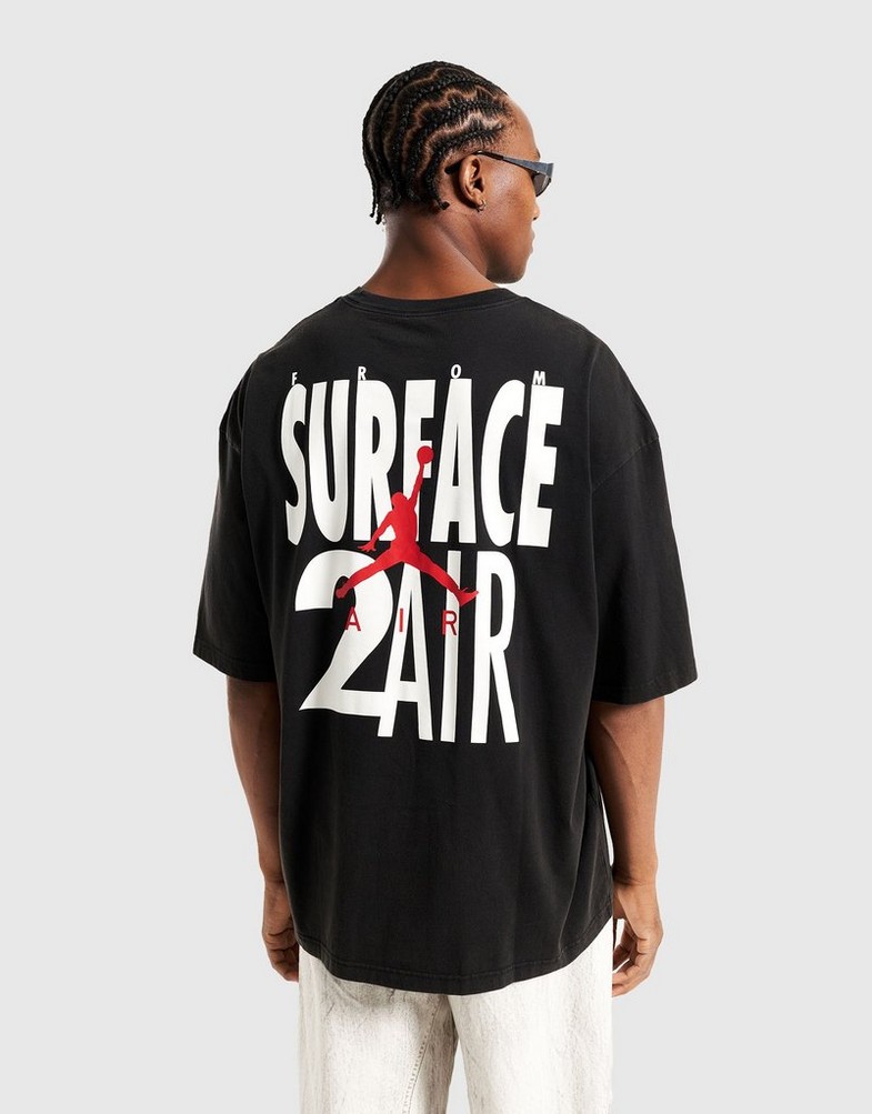 Чоловічі футболки JORDAN ФУТБОЛКА M J BRK 2AIR REISSUE SS CRW IF1804-010 Сірий