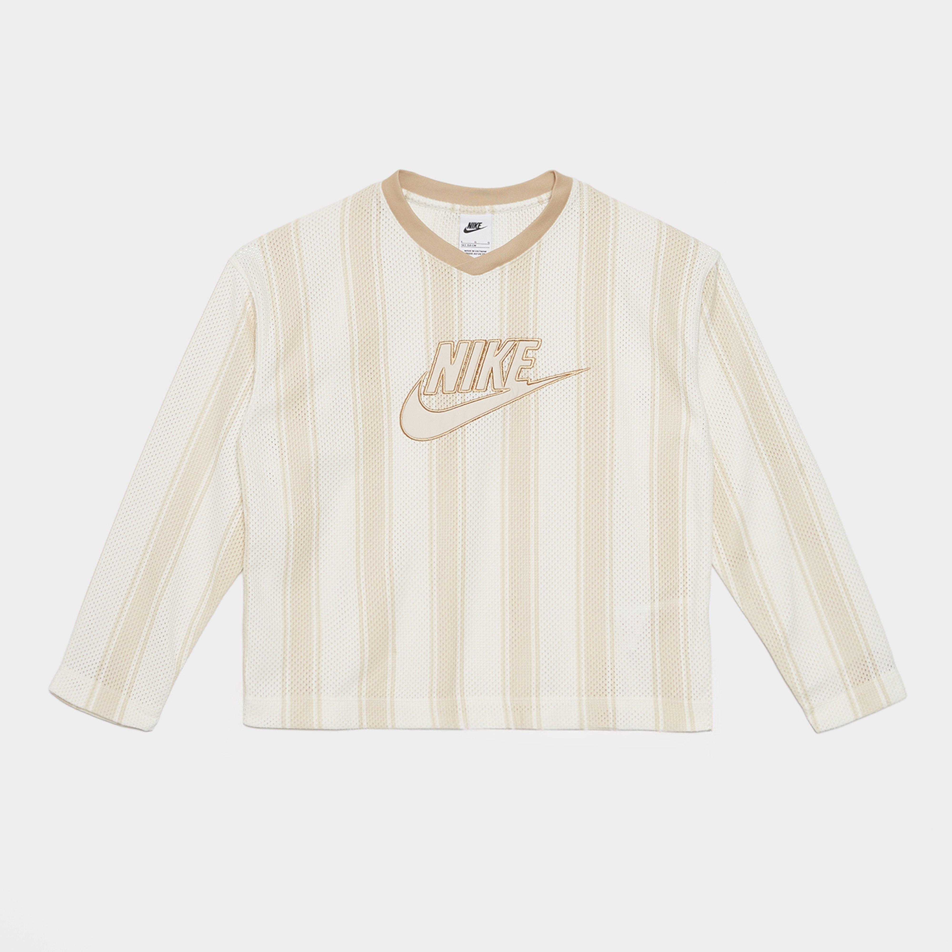 Bluză pentru copii NIKE BLUZĂ K NSW MESH JERSEY LS TOP