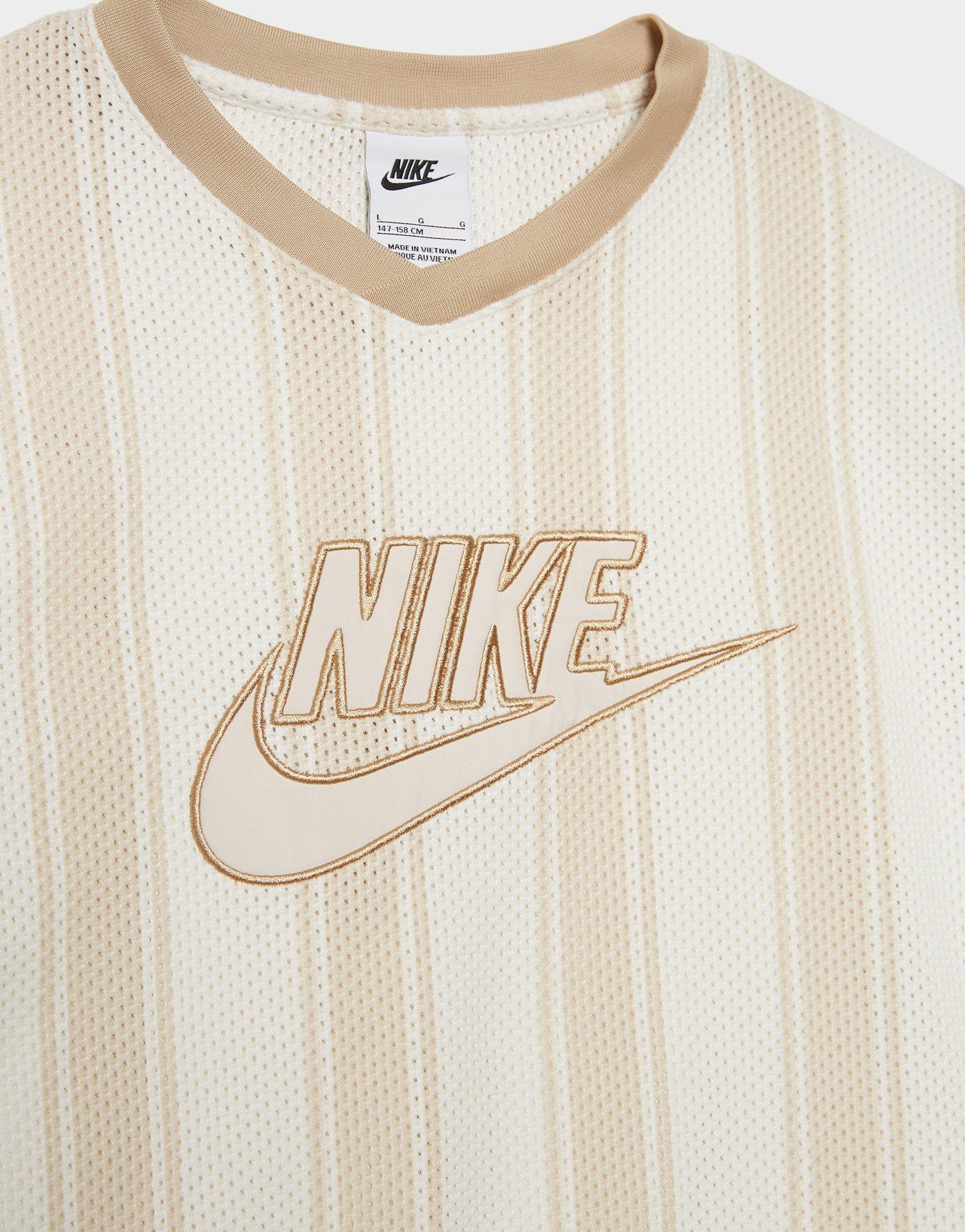 Bluză pentru copii NIKE BLUZĂ K NSW MESH JERSEY LS TOP IF2304-104 Bej