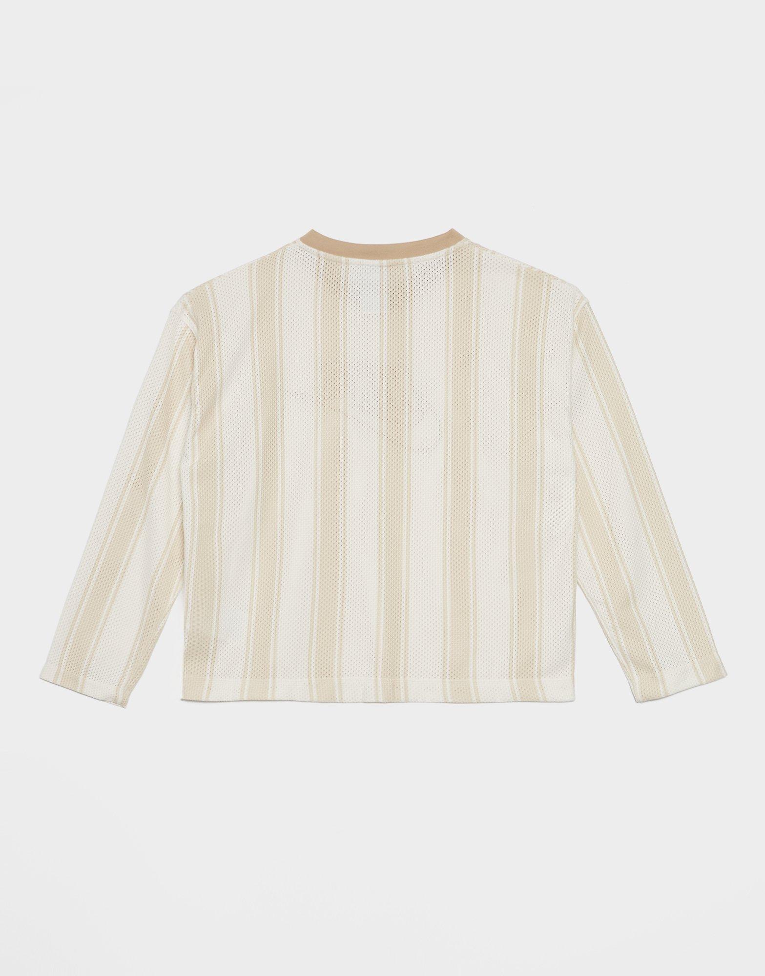 Bluză pentru copii NIKE BLUZĂ K NSW MESH JERSEY LS TOP IF2304-104 Bej