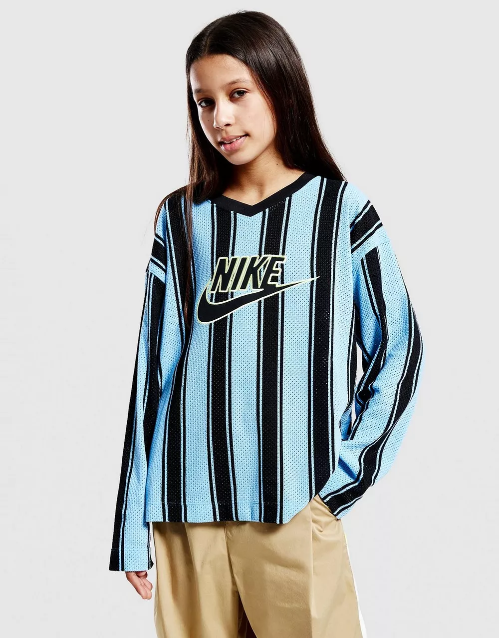 NIKE ФУТБОЛКА MESH JERSEY LS ТОП BOY, фото 1 з 5