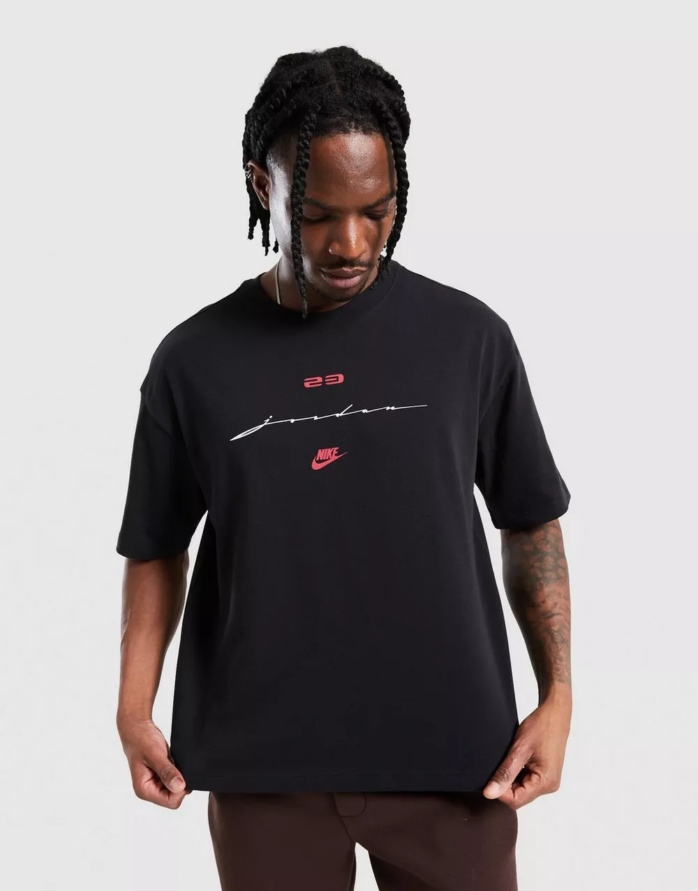 JORDAN ФУТБОЛКА M J FLT SCRIPT BOXY SS CREW, фото 1 з 5