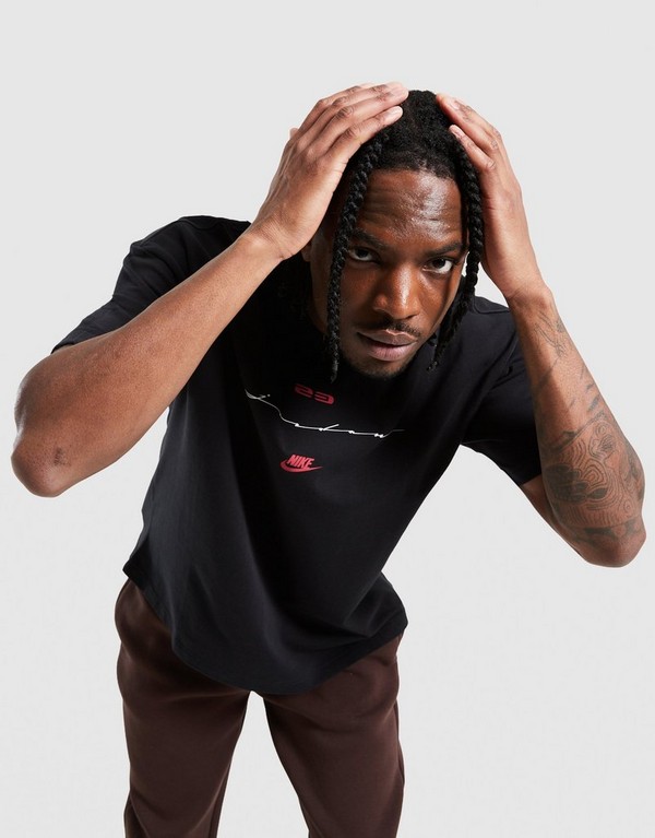 Jordan T-Shirt M J Flt Script Boxy Ss Crew - obrazek 2