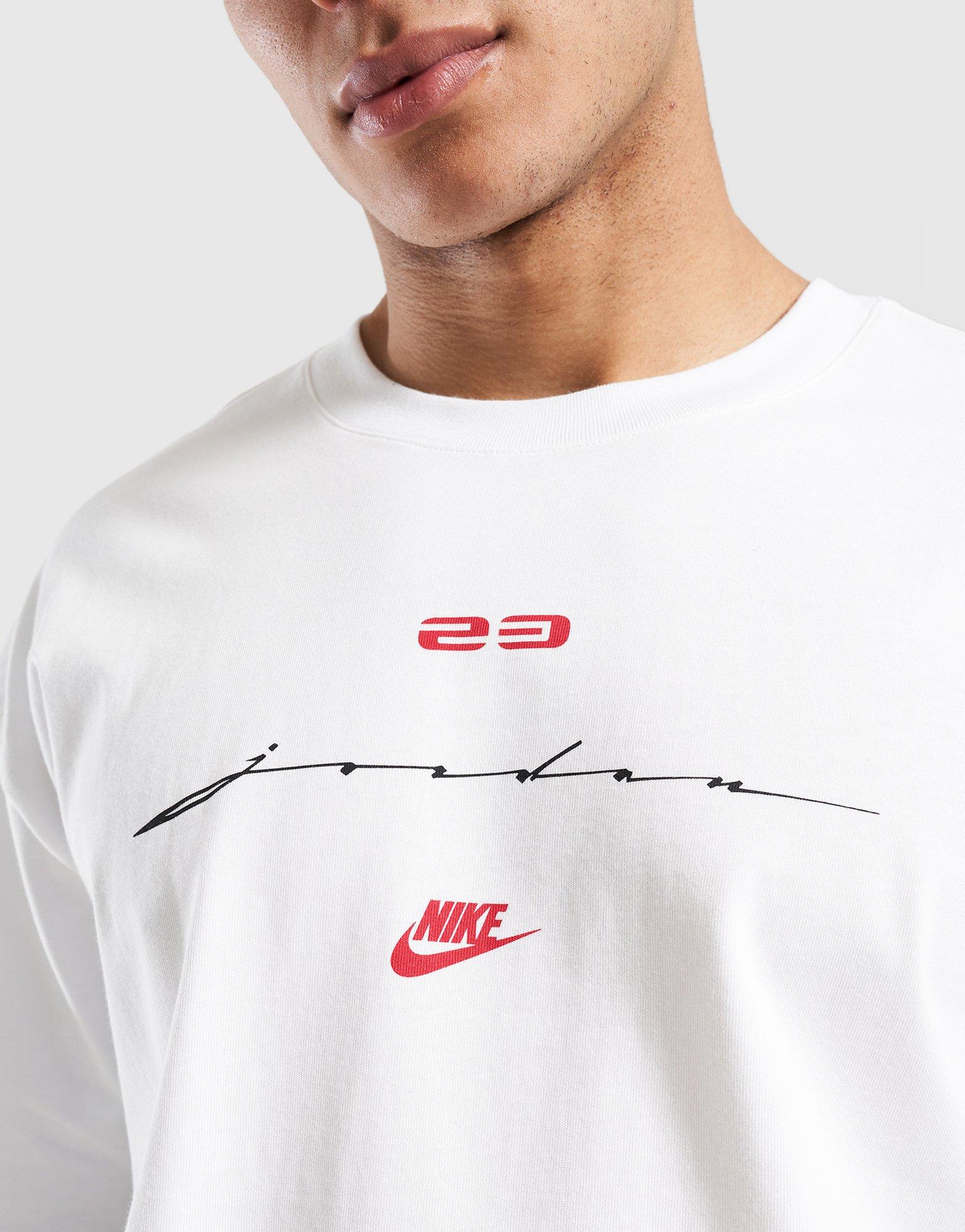 Vyriški marškiniai JORDAN MARŠKINĖLIAI JORDAN FLIGHT IF3014-100 Balta