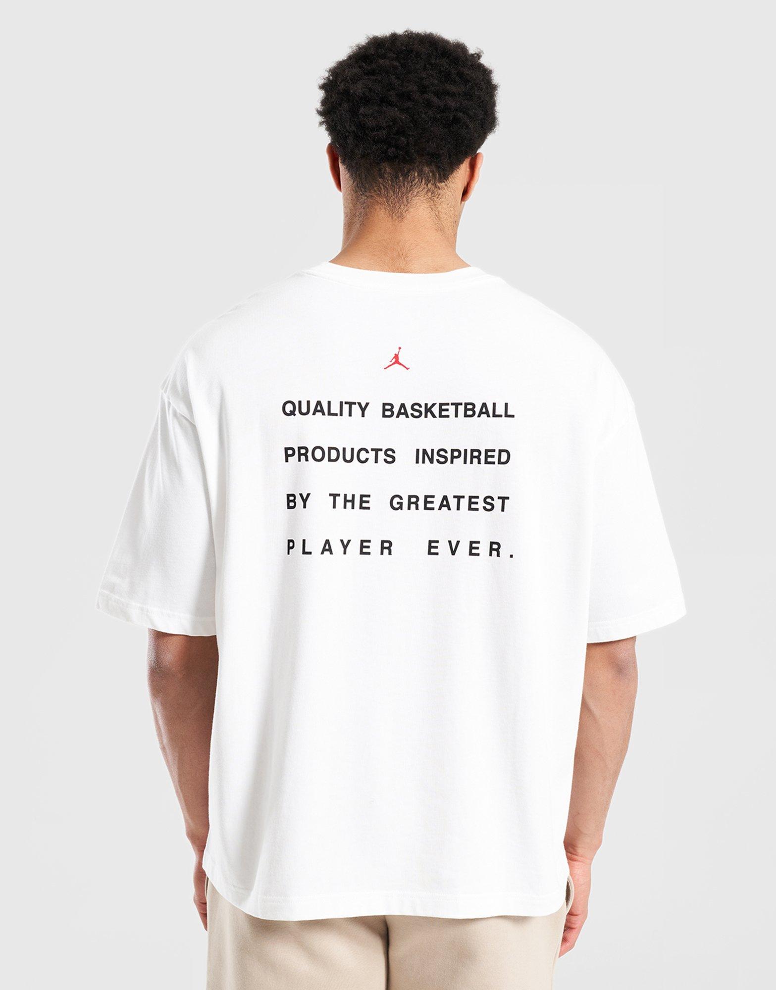 Vyriški marškiniai JORDAN MARŠKINĖLIAI JORDAN FLIGHT IF3014-100 Balta