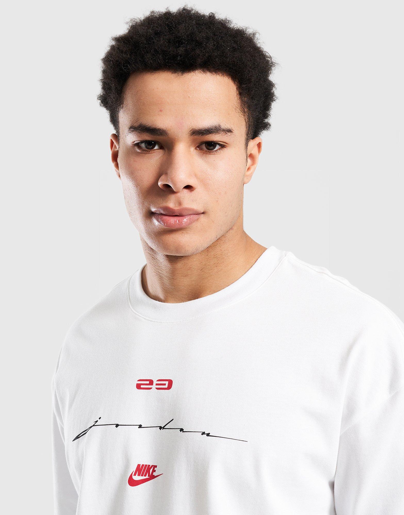 Vyriški marškiniai JORDAN MARŠKINĖLIAI JORDAN FLIGHT IF3014-100 Balta