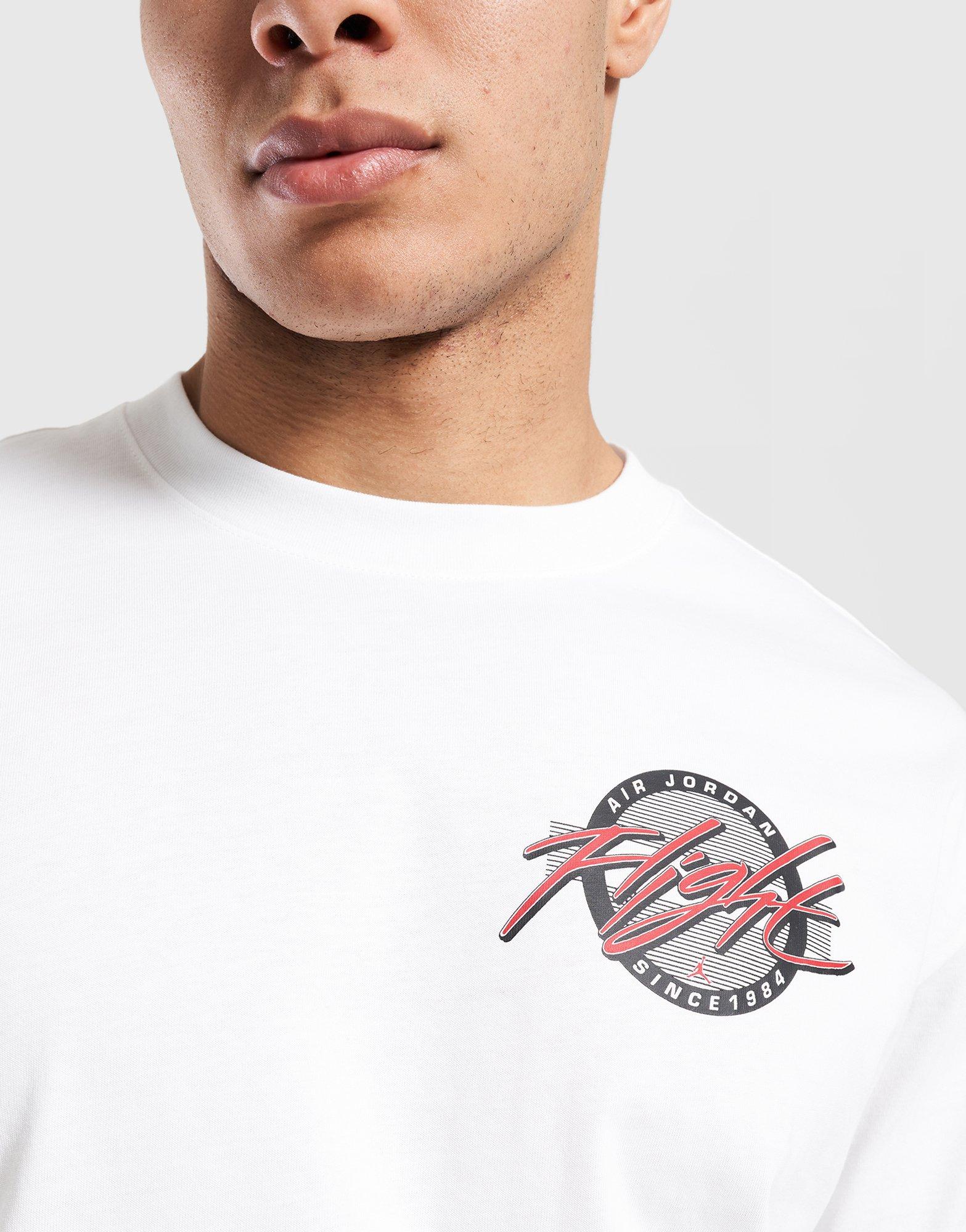 Vyriški marškiniai JORDAN MARŠKINĖLIAI M J FLT SS CREW IF3067-100 Balta