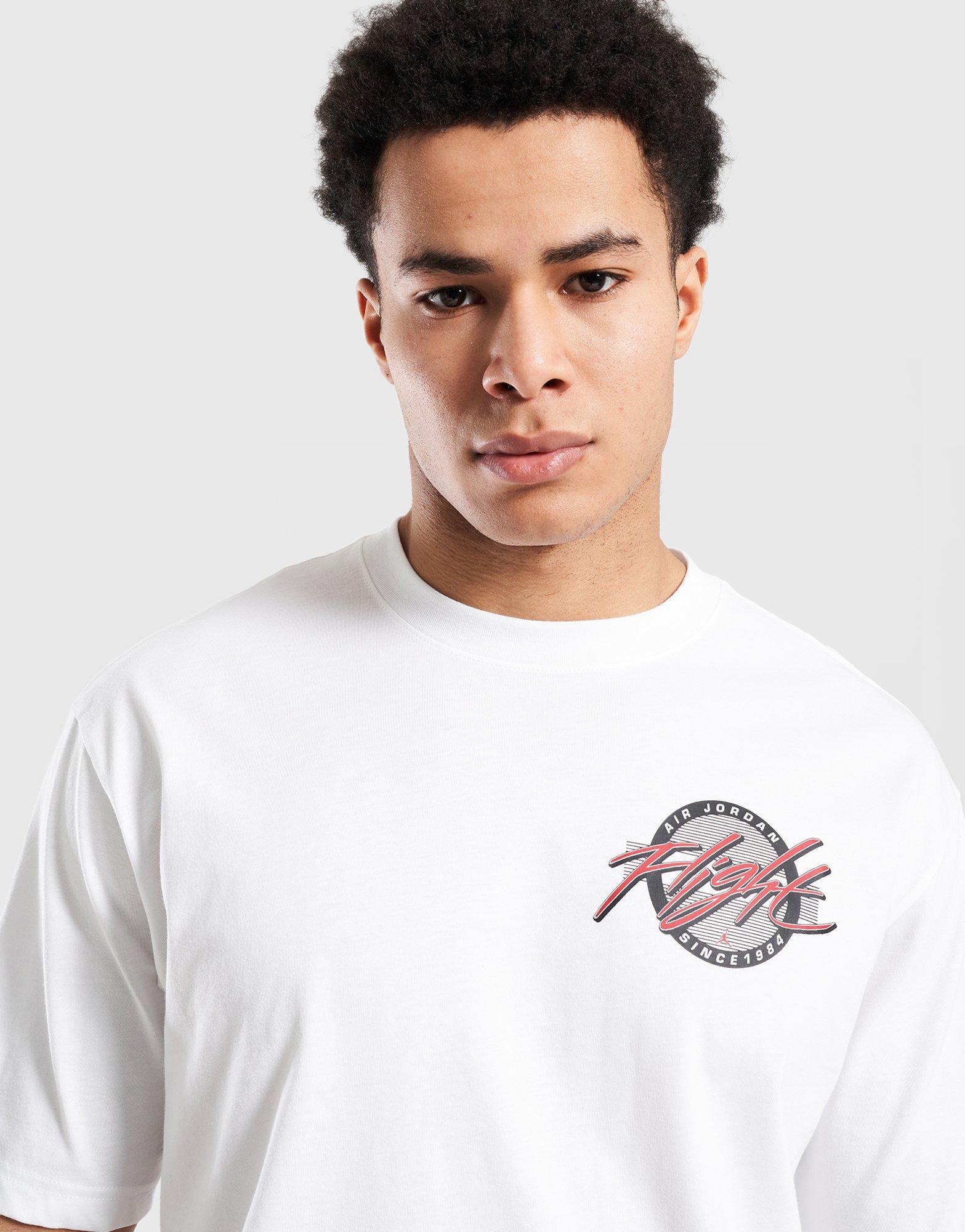 Vyriški marškiniai JORDAN MARŠKINĖLIAI M J FLT SS CREW IF3067-100 Balta